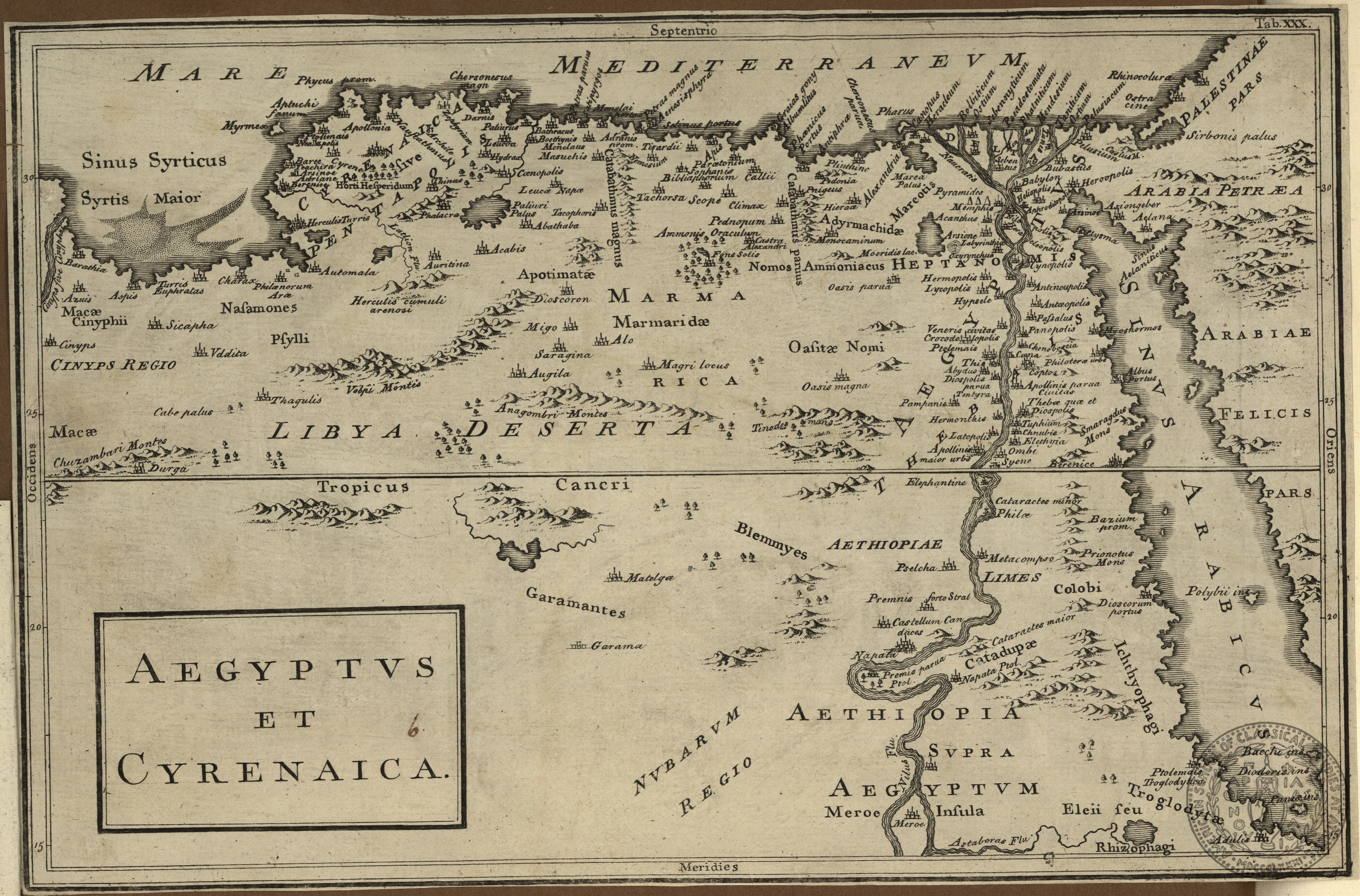 Aegyptus et Cyrenaica.